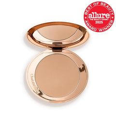 Charlotte Tilbury Airbrush Matte Bronzer - Smoothing & Blurring Powder Bronzer with an Airbrush Finish - Refillable Makeup Infused with Silky Mica & Hyaluronic Acid