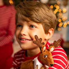 Elf Pets: A Reindeer Tradition - Includes Beautifully Illustrated Hardbound Storybook, Huggable Elf Pet Reindeer Stuffed Animal with Golden Heart Charm and Official Adoption Certificate