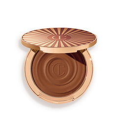 Charlotte Tilbury Beautiful Skin Face Makeup & Body Cream Bronzer - Hydrating Hyaluronic Acid & Pro Vitamin D3 to Blur for a Sun-Kissed Glow - Up to 16Hr Wear, Sweat & Humidity Proof