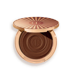 Charlotte Tilbury Beautiful Skin Face Makeup & Body Cream Bronzer - Hydrating Hyaluronic Acid & Pro Vitamin D3 to Blur for a Sun-Kissed Glow - Up to 16Hr Wear, Sweat & Humidity Proof