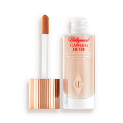 Charlotte Tilbury Hollywood Flawless Filter - Multi‑Use Makeup Primer, Complexion Booster & Illuminating Liquid Highlighter with Sheer Coverage - Smooths & Blurs Skin