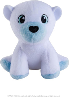 The Elf on the Shelf Noorah Snow Sculpture Surprise – Arctic Fox Storage Toy with 1 Mystery Plush Animal Inside – Collectible Mini Snow Bunny, Owl, Moose, or Bear – Holiday Stocking Stuffer for Kids