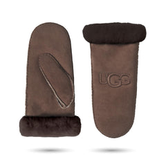 UGG womens Embroidered Water Resistant Sheepskin Mitten With Tech Palm