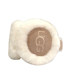 UGG womens Water Resistant Sheepskin Earmuffs With Embroidered Logo