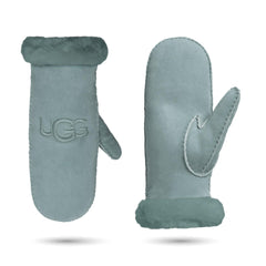 UGG womens Embroidered Water Resistant Sheepskin Mitten With Tech Palm
