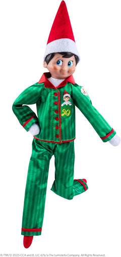 The Elf on the Shelf: A Christmas Tradition Limited 20th Anniversary Edition Box Set - Posable Boy Scout Elf with Blue Eyes, New Edition Storybook and Keepsake with Collectible Pajama Set and Ornament
