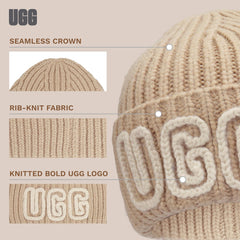 UGG Womens Chunky Crafted Rib Beanie