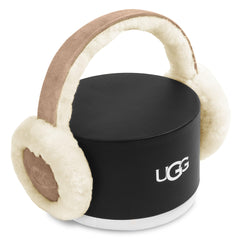 UGG womens Water Resistant Sheepskin Earmuffs With Embroidered Logo