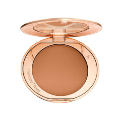 Charlotte Tilbury Airbrush Flawless Finish Setting Powder - Pore-Blurring Pressed Powder for Face Makeup to Minimize Shine with a Soft-Focus Finish