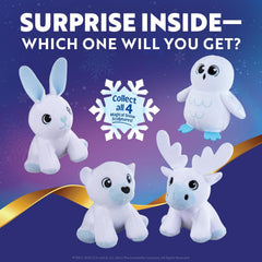 The Elf on the Shelf Noorah Snow Sculpture Surprise – Arctic Fox Storage Toy with 1 Mystery Plush Animal Inside – Collectible Mini Snow Bunny, Owl, Moose, or Bear – Holiday Stocking Stuffer for Kids