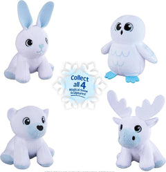 The Elf on the Shelf Noorah Snow Sculpture Surprise – Arctic Fox Storage Toy with 1 Mystery Plush Animal Inside – Collectible Mini Snow Bunny, Owl, Moose, or Bear – Holiday Stocking Stuffer for Kids