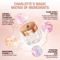 Charlotte Tilbury Magic Cream Face Moisturizer - Firming & Hydrating Face Cream to Create a Smoother-Looking Base for Makeup - Enriched with Vitamins C & E, Peptide Complex & Hyaluronic Acid
