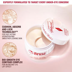 Charlotte Tilbury Hollywood Skin Secrets Under Eye Patches - Radiance-Boosting Eye Patches for Puffy Eyes and Dark Circles - Infused with a Non-Slip & Non-Drip Cooling Hydrogel Cushion