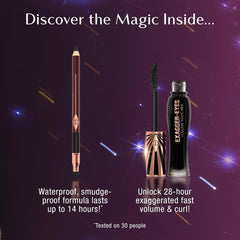 Charlotte Tilbury Exagger-Eyes Volume Mascara - Gift Set Essential - Volumizing Mascara with 28-Hour Smudge-Proof & Flake-Proof Wear - Perfect for Pairing with Makeup Favorites
