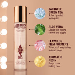Charlotte Tilbury Airbrush Flawless Setting Spray - Gift Set Essential - Ultra-Fine Mist to Prime & Set Makeup - Perfect for Pairing with Other Skincare & Makeup Favorites
