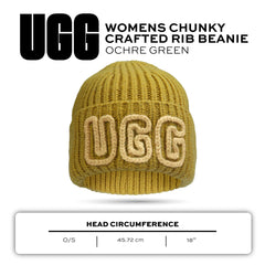UGG Womens Chunky Crafted Rib Beanie