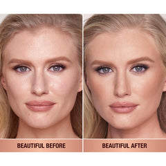 Charlotte Tilbury Airbrush Matte Bronzer - Smoothing & Blurring Powder Bronzer with an Airbrush Finish - Refillable Makeup Infused with Silky Mica & Hyaluronic Acid