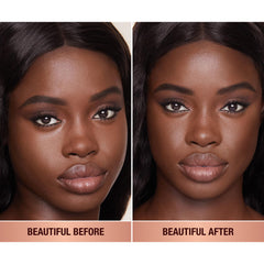 Charlotte Tilbury Airbrush Matte Bronzer - Smoothing & Blurring Powder Bronzer with an Airbrush Finish - Refillable Makeup Infused with Silky Mica & Hyaluronic Acid