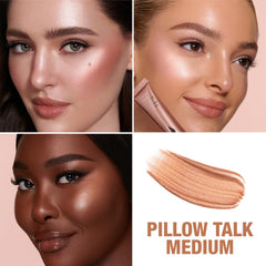 Charlotte Tilbury Beauty Light Wand Liquid Highlighter Makeup - Soft-Focus Highlighter & Blush for Cheeks - Pearlescent, Weightless Radiant Finish