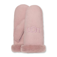 UGG womens Embroidered Water Resistant Sheepskin Mitten With Tech Palm