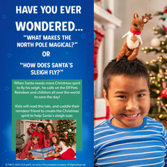 Elf Pets: A Reindeer Tradition - Includes Beautifully Illustrated Hardbound Storybook, Huggable Elf Pet Reindeer Stuffed Animal with Golden Heart Charm and Official Adoption Certificate