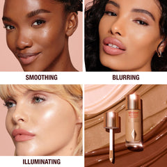 Charlotte Tilbury Hollywood Flawless Filter - Multi‑Use Makeup Primer, Complexion Booster & Illuminating Liquid Highlighter with Sheer Coverage - Smooths & Blurs Skin